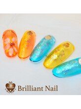 ブリリアント/夏ネイルマーメイドフレーク