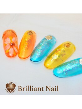 ブリリアント/夏ネイルマーメイドフレーク