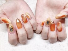 マグノリアネイル(magnolia nail)/ミディアムアート