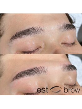 エストブロウ 麻布十番店(est brow)/メンズ 眉毛 アイブロウ 間引き