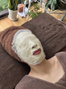 アロハス フォーアールサロン 糸島(ALOHAS 4Rsalon)/クレイフェイシャルパック