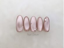ネイル ドゥ 岡山駅前店(Nail Doux)/上品パールネイル