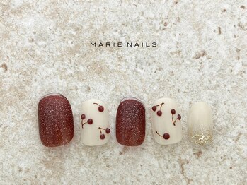 マリーネイルズ 近鉄あべのハルカス店(MARIE NAILS)/新規様 8000円 チェリー 0129a