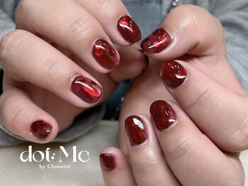 トレンドのハートホロネイル