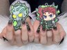 【推し活応援!】ライブ参戦にも★推し色 チップ長さだし10本パーツ付け放題