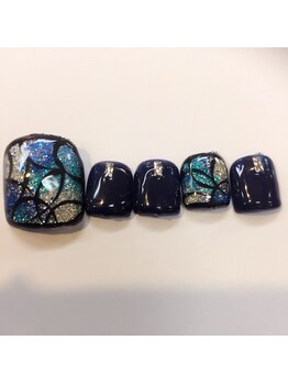 ビービーネイル(BB)/ステンドグラス風