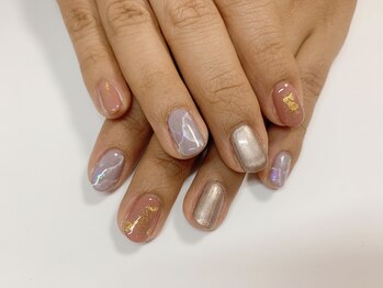 トヨネイル(TOYO NAIL)/大人大理石風ネイル☆