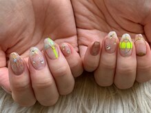 リルシャインネイル(lil shine.nail)/クリアベースデザイン☆