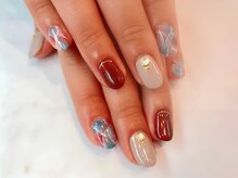 ネイルサロンアンドネイルスクールアートローズ 町田店(Art Rose)/大理石ネイル