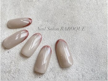 ネイルサロン バロック(Nail Salon BAROQUE)/マグネットフレンチデザイン