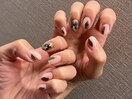 個性派ミラーネイル
