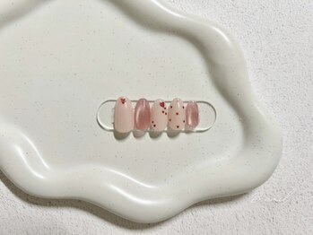 ビーネイル 名古屋志賀本通(B.nail)/トレンドハート定額/ホロ.パーツ