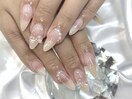 大人ガーリーネイル