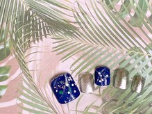 ネイルサロン&スクール ジーナ(GINA)/花火のような夏ネイル♪