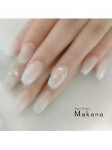 マカナ(Makana)/Winter*グラデーションネイル