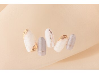 ヴァンネイル(VINGT NAIL nail&eye beauty)/ニュアンスミラーネイル