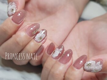 プリンセスネイル(Princess nail)/手書きフラワーマグネット13,000