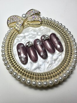 ブリリアント/桜ネイル