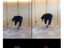徳島藍住整骨院 ザ ビー(THE B)/ピラティス初回体験before/after