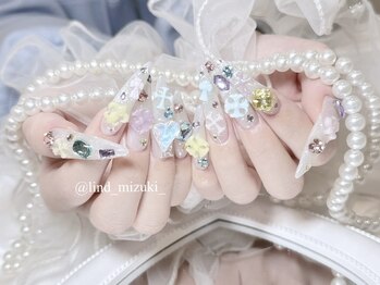 【mizuki】宝石ネイル