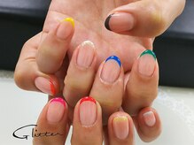 グリッター(Glitter)/カラフルフレンチ