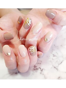 シュポルテ(chou porte)/バレンタインネイル