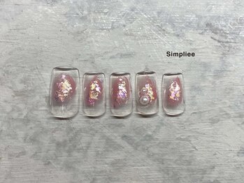 シンプリー 吉祥寺店(Simpliee by Procare nail)/塗りかけネイル