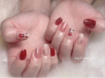 エンジェルガーデンネイル 池袋店(Angelgarden nail)/クリスマスコレクシオン