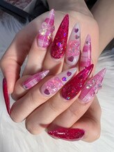 ネイルサロン ヴェルニ(NAIL SALON VERNIS)/チェックjellyグミネイル