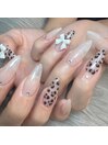 お客様ネイル【レオパード】