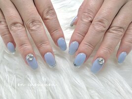 *ブルー×ガラスフレンチ*