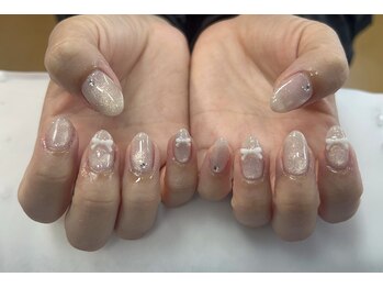 ブルームネイル(bloomnail)の写真/【古賀駅より徒歩2分】日常に溶け込む愛され可愛いデザイン◇丁寧なケア×美フォルムでモチのよさも好評♪
