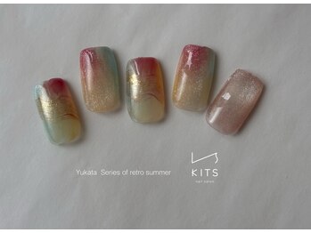 キッツネイル 警固薬院(KITS)/【7月　ニュアンス定額】
