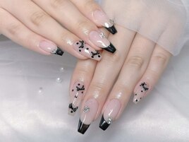 フレンチ ドット リボン
