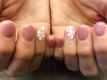 プラハネイル(+HER 美甲)/フラワーペイント