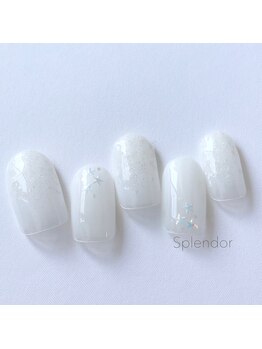 ネイルサロン スプレンダー(Splendor)/ホワイトグラデーション