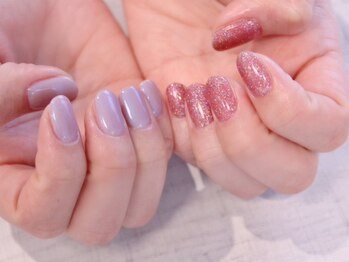 ラルネイル 大宮(Lull. nail)/*アシンメトリー*ワンカラー*