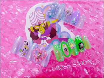 クロスサロン(CROSS  SALON)/ゆめかわネイル#ピンクネイル