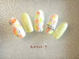 春夏　タイダイアートネイル