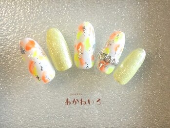 ネイルサロン あかねいろ/春夏 タイダイアートネイル