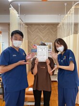 あかつき整骨院 雀の宮駅前院/お客様と♪