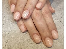 ルヒアネイル イオン戸畑ショッピングセンター店(Ruhia Nail)/オフィスピンクワンカラー