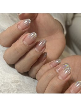 ジェルベーラ(Gerbera)/大人ユニコーングラデネイル