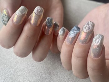 ナナ 白金高輪(nana)の写真/【フィルイン対応可能】毎月変わるトレンドデザインアートコース90分¥10800癒しの空間でお肌も爪も健康に。