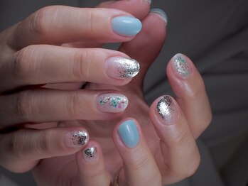 マイクコ プライベートネイルサロン(My Kuko Private Nail Salon)/【HAND】定額Aコース/押し花