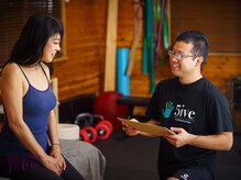 シービーファイブ(C.B.5ive)/施術の流れ　今後の方針説明