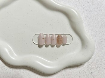 ビーネイル 名古屋志賀本通(B.nail)/トレンドハート定額/ホロ.パーツ