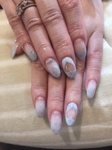 ネイル ハピネス(Happiness)/キラキラハートくりぬき8000円