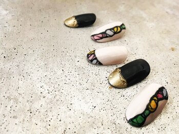 ネイルスミス(Nailsmith)/ベージュドステンドグラス