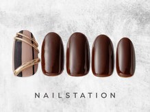 ネイルステーション 渋谷マークシティ店(NAIL STATION)/シンプルネイル／パラジェル